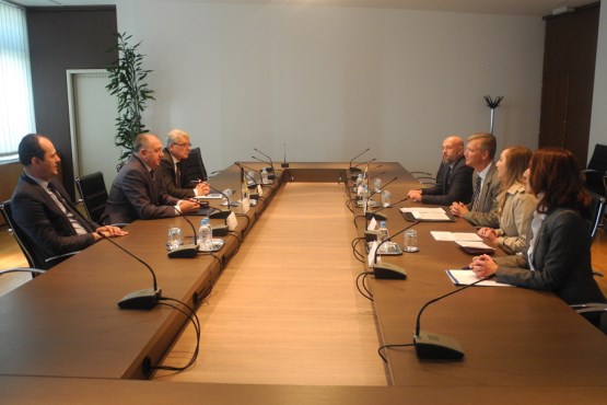 Members of the Collegiums of both Houses of the Parliamentary Assembly of BiH received the Head of OSCE Mission to BiH in the inaugural visit